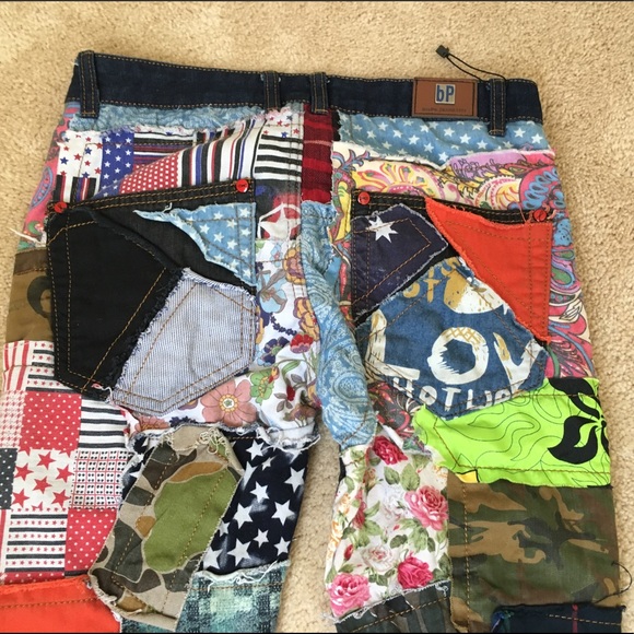 Crazy patchwork jeans !!! SOLD ON DEPOP - Picture 4 of 6